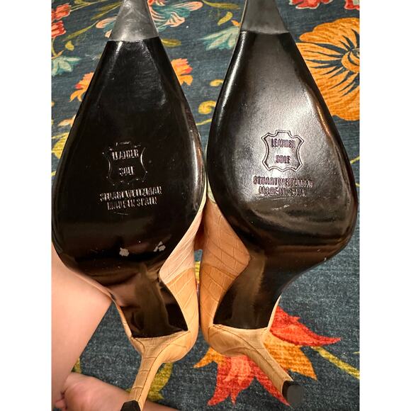 Stuart Weitzman Pointed Toe Heels Size 7.5 - Picture 7 of 8